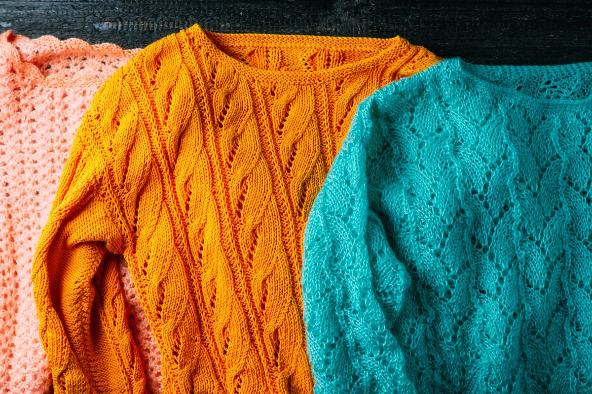 color-block sweaters 