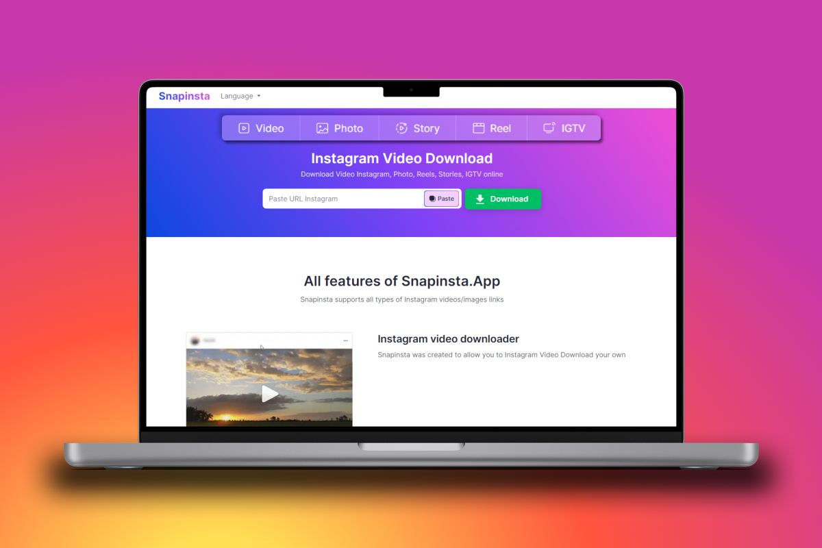 Snapinsta - Instagram Content Downloader - Blog Eternal